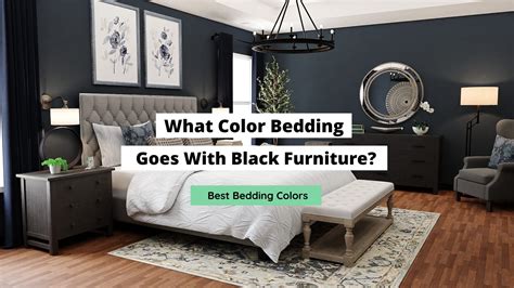 What Color Bedding Goes with Black Furniture: A Symphony of Shades and Textures